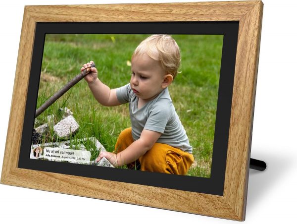 Digitale fotolijst (hout)